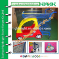 popular toy car plastic baby shopping cart for renting